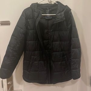 Women’s Gap Hooded Puffer in Size S